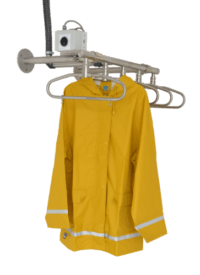 drying solution for fishing jackets