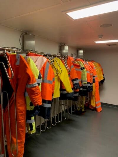 complete drying room solution for heavy work equipment