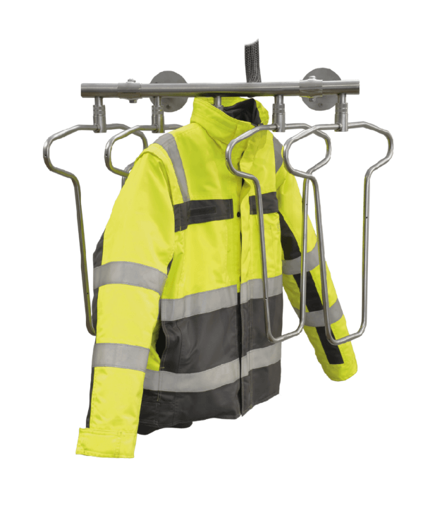 warm air drying system for work jackets