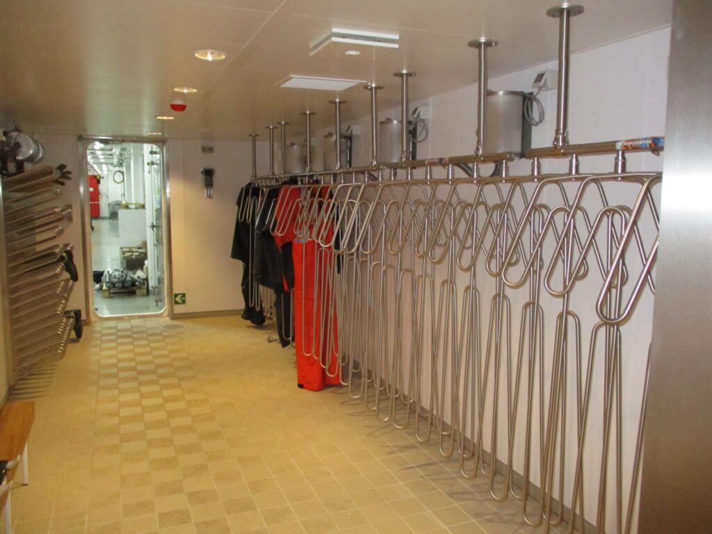 solución de sala de secado grande para trajes de botas